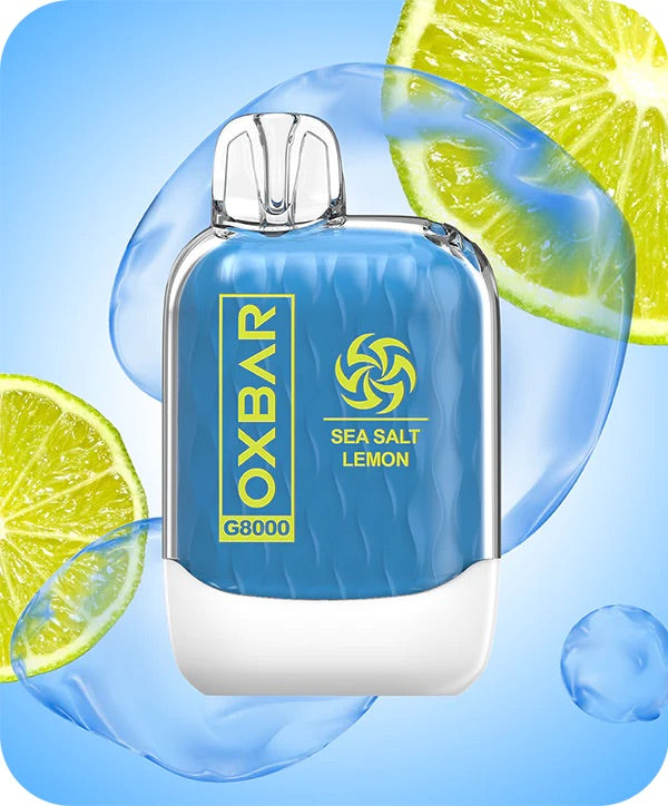 OXBAR G8000 Rechargeable Disposable Device – 8000 Puffs - SEA SALT LEMON