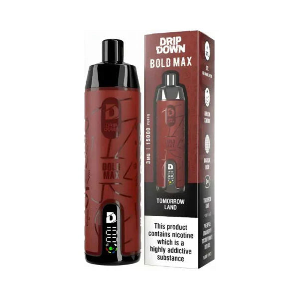 DRIP DOWN BOLD MAX 15000 PUFFS DISPOSABLE - TOMORROW LAND
