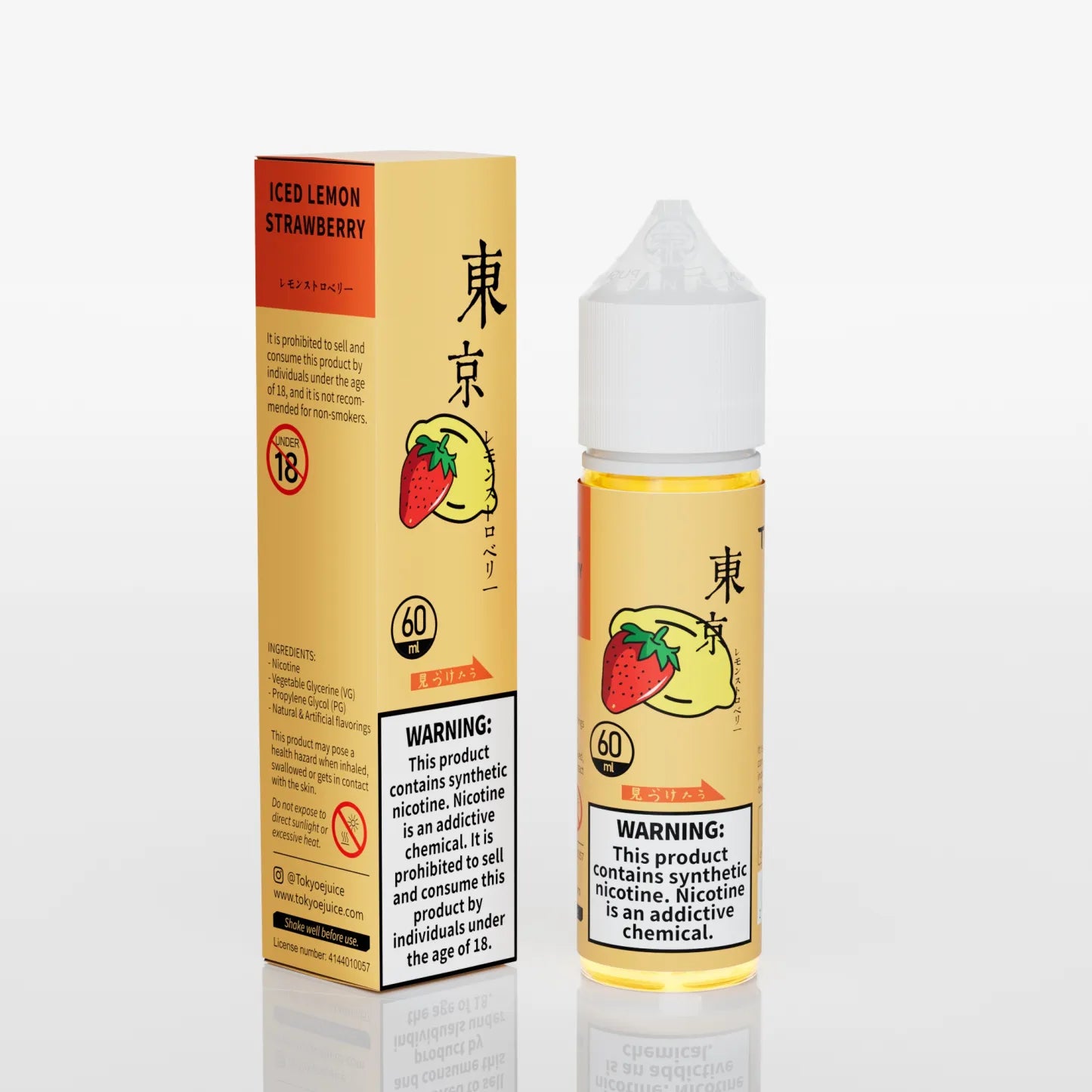 TOKYO ICED STRAWBERRY LEMON 60ML