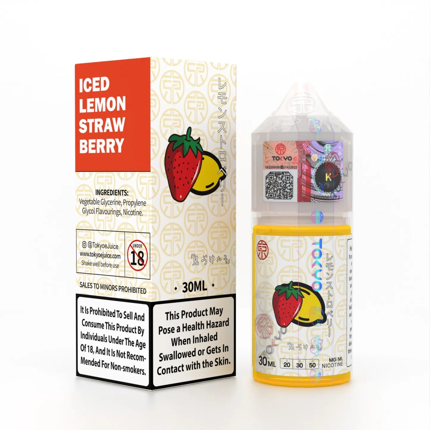 TOKYO ICED STRAWBERRY LEMON 30ML