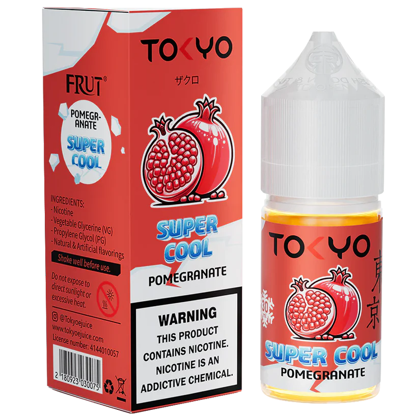 TOKYO SUPER COOL POMEGRANATE ICE 30ML