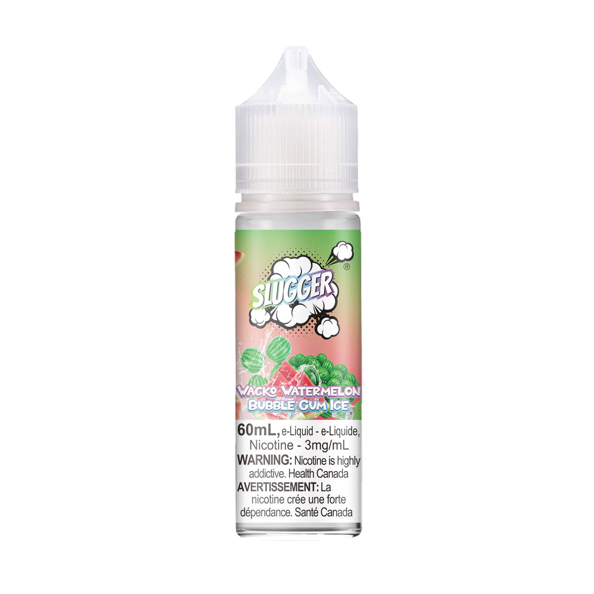 SLUGGER WACKO WATERMELON BUBBLEGUM ICE 60ML