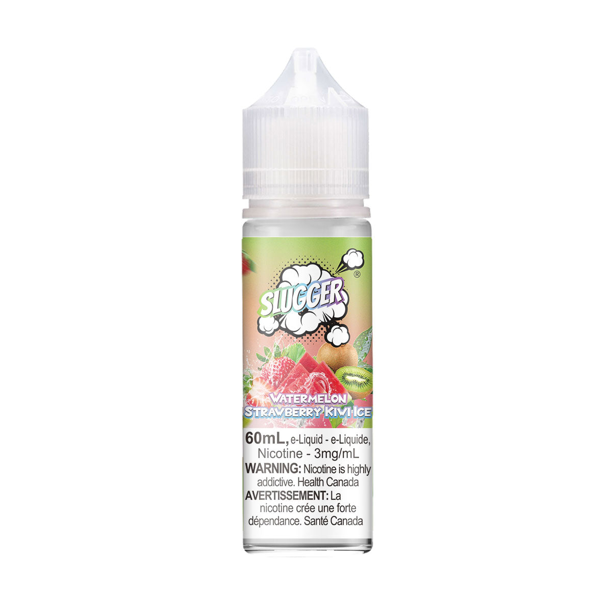 SLUGGER WATERMELON STRAWBEERY KIWI ICE 60ML
