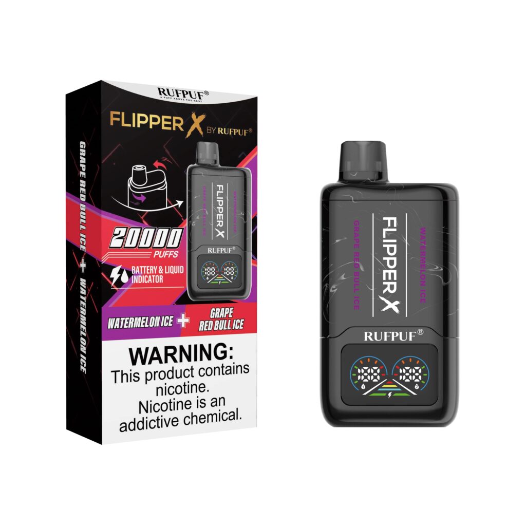 FLIPPER X 20K PUFFS - Watermelon Ice + Grape Red Bull Ice / Rufpuf
