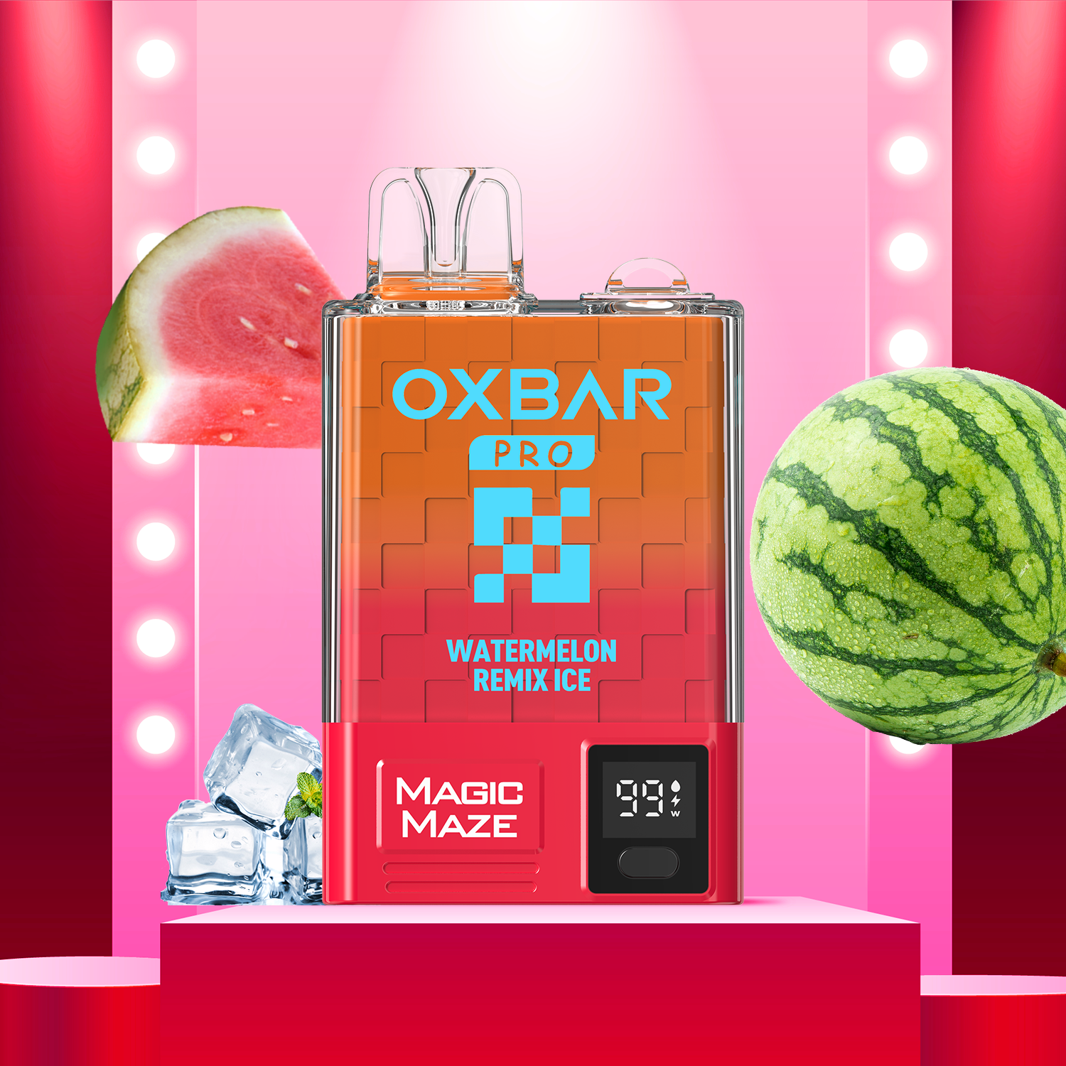OXBAR 10000PUFFS - WATERMELON REMIX / 50mg