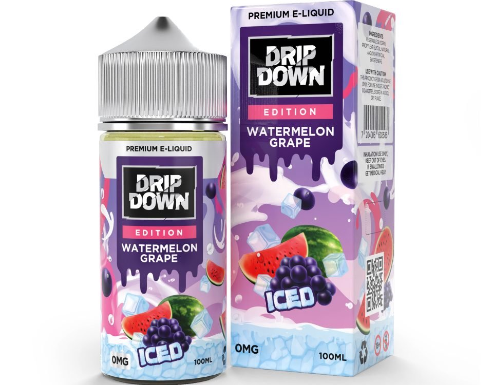 DRIP DOWN EDITION SERIES - WATERMELON GRAPE ICE 100ML