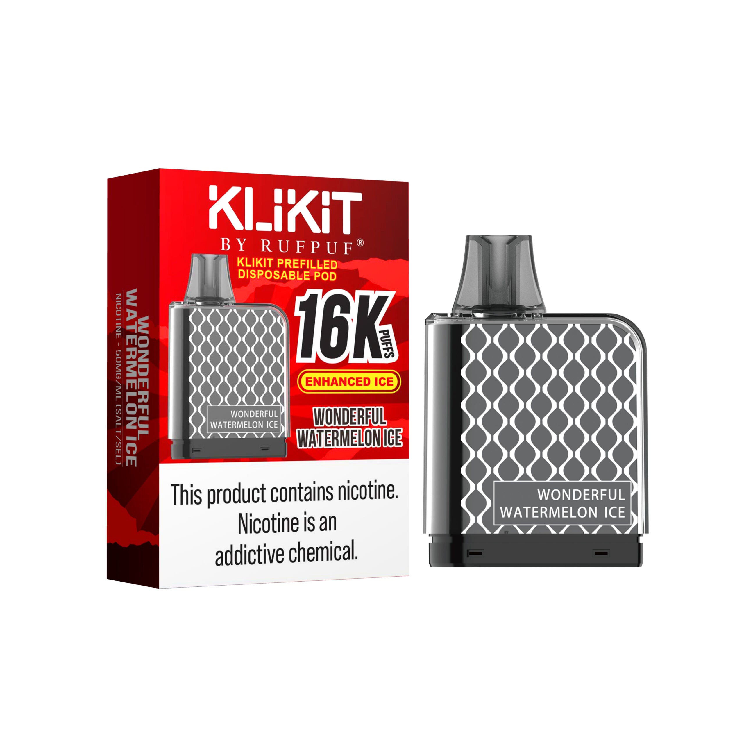 KLIKIT 16K PUFFS 50MG - WONDERFUL WATERMELON ICE