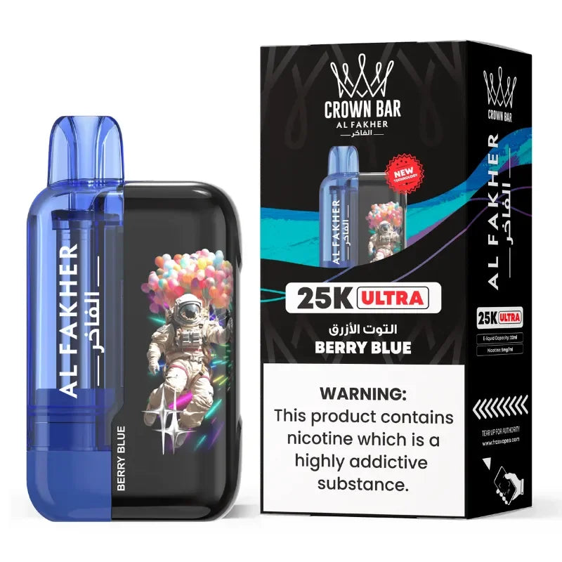 AL FAKHER CROWN BAR 25K ULTRA BERRY BLUE