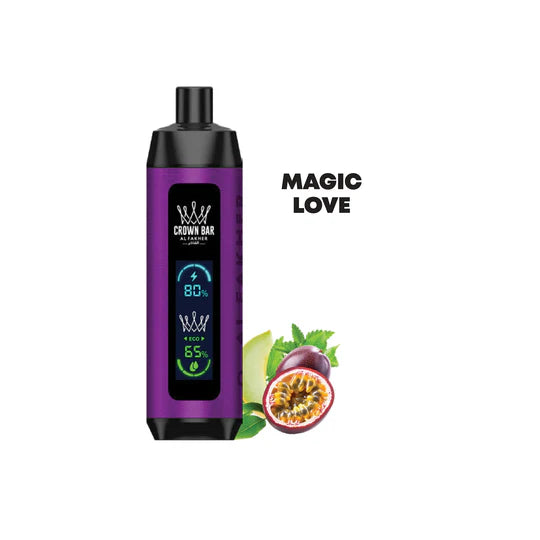 CROWN BAR BY AL FAKHER DISPOSABLE 8000 PUFFS - Magic Love / 5 MG
