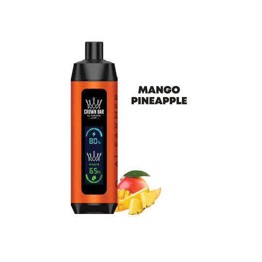 CROWN BAR BY AL FAKHER DISPOSABLE 8000 PUFFS - Mango Pineapple / 5 MG