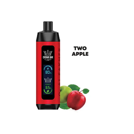 CROWN BAR BY AL FAKHER DISPOSABLE 8000 PUFFS - Two Apple / 5 MG