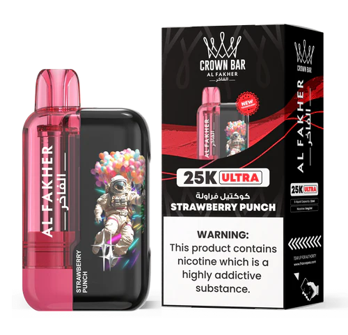 AL FAKHER CROWN BAR 25K ULTRA STRAWBERRY PUNCH