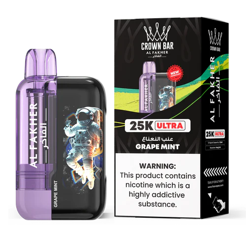 AL FAKHER CROWN BAR 25K ULTRA GRAPE MINT