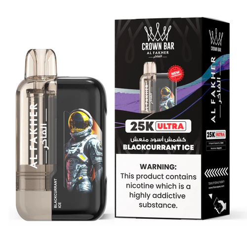 AL FAKHER CROWN BAR 25K ULTRA BLACKCURRANT ICE