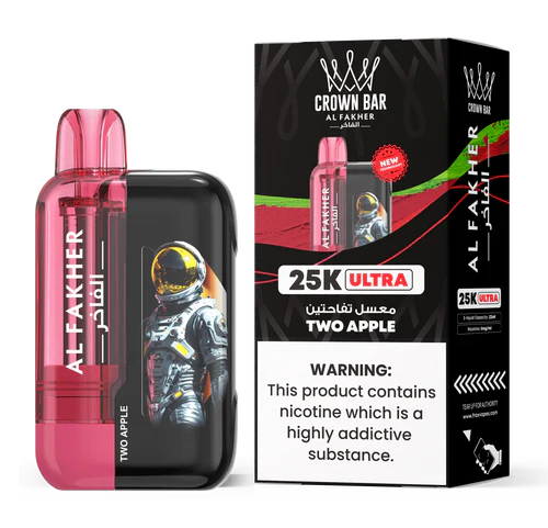 AL FAKHER CROWN BAR 25K ULTRA TWO APPLE