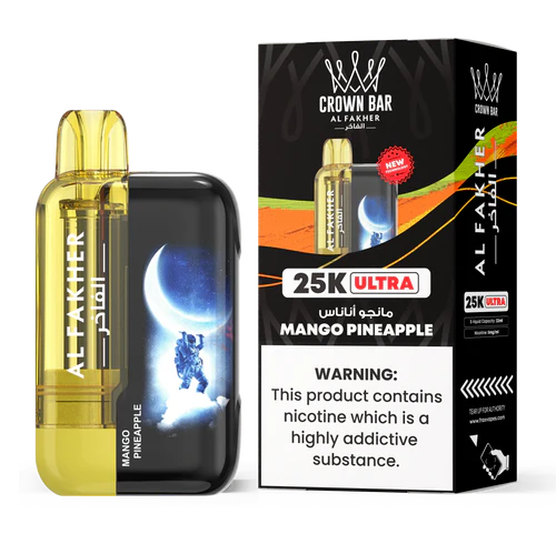 AL FAKHER CROWN BAR 25K ULTRA PINEAPPLE MANGO