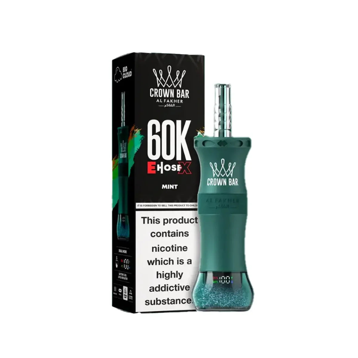 AL FAKHER CROWN BAR E HOSE X 60K PUFFS MINT