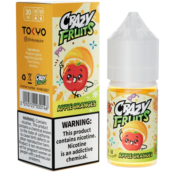 TOKYO CRAZY FRUIT APPLE ORANGE 30ML