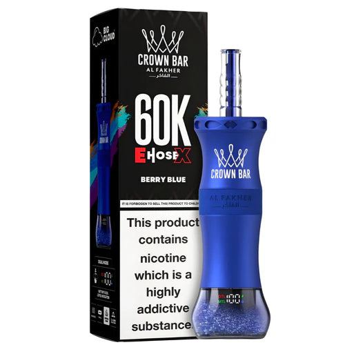 AL FAKHER CROWN BAR E HOSE X 60K PUFFS BERRY BLUE