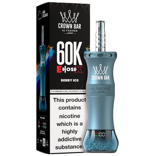 AL FAKHER CROWN BAR E HOSE X 60K PUFFS BERRY ICE