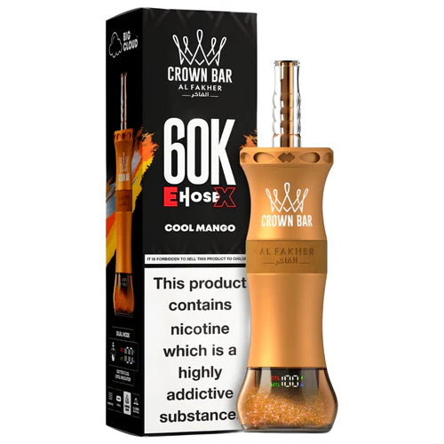 AL FAKHER CROWN BAR E HOSE X 60K PUFFS COOL MANGO