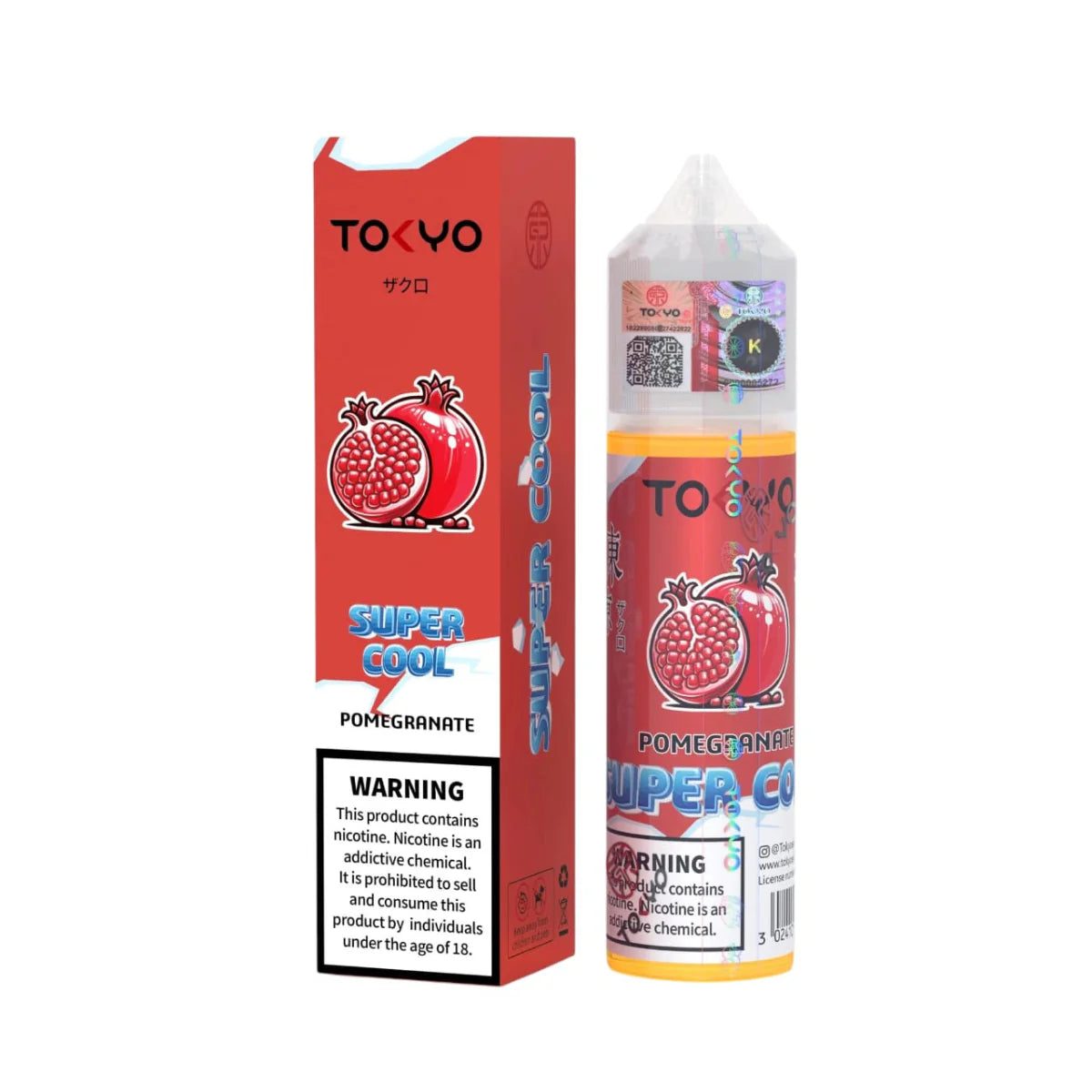 TOKYO SUPER COOL POMEGRANATE 60ML