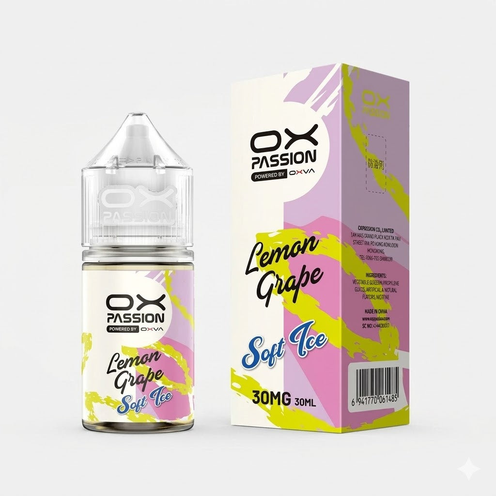 OXPASSION SOFT ICE LEMON GRAPE 30ML