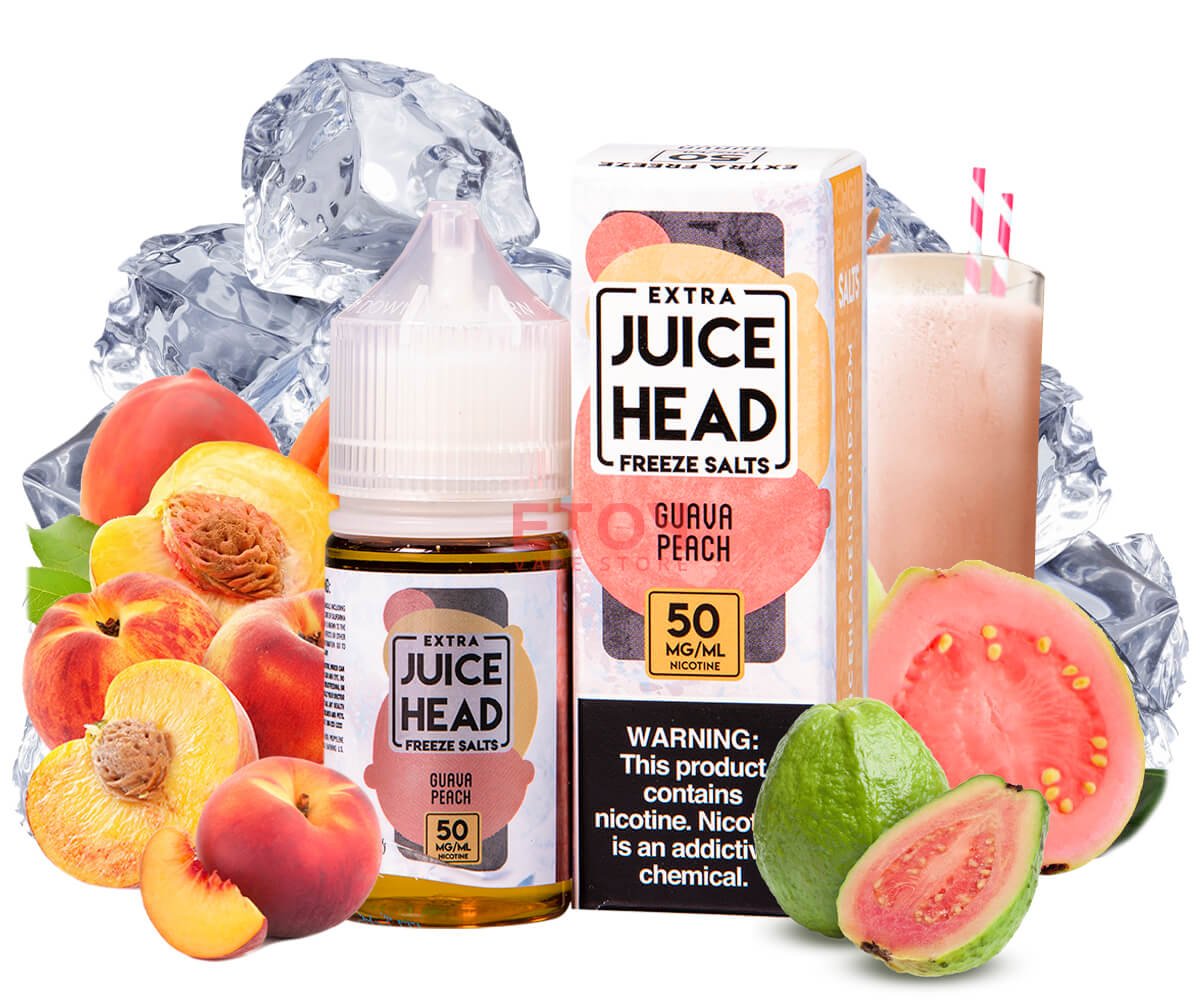 JUICE HEAD EXTRA FREEZE GUAVA PEACH 30ML