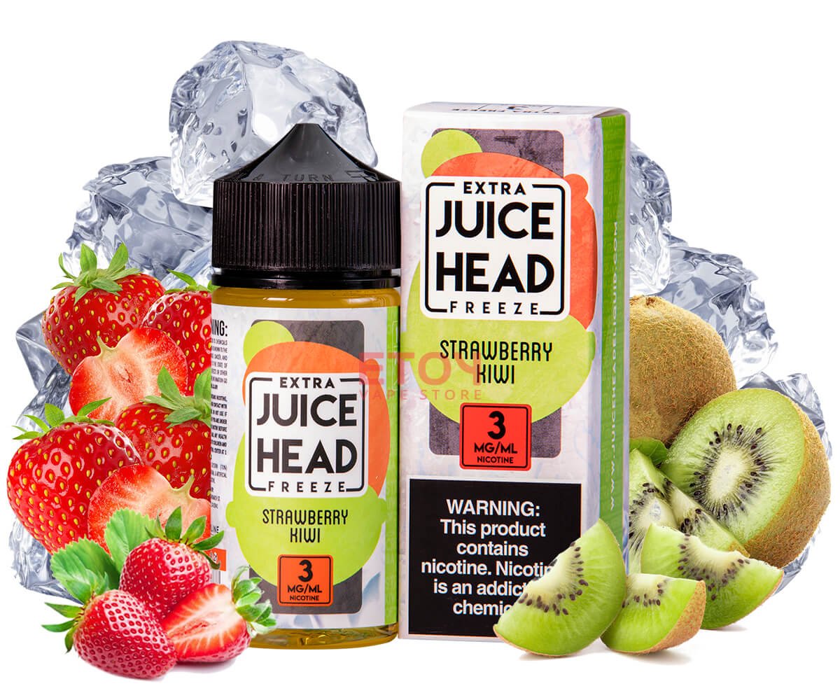 JUICE HEAD EXTRA FREEZE STRAWBERRY KIWI 100ML