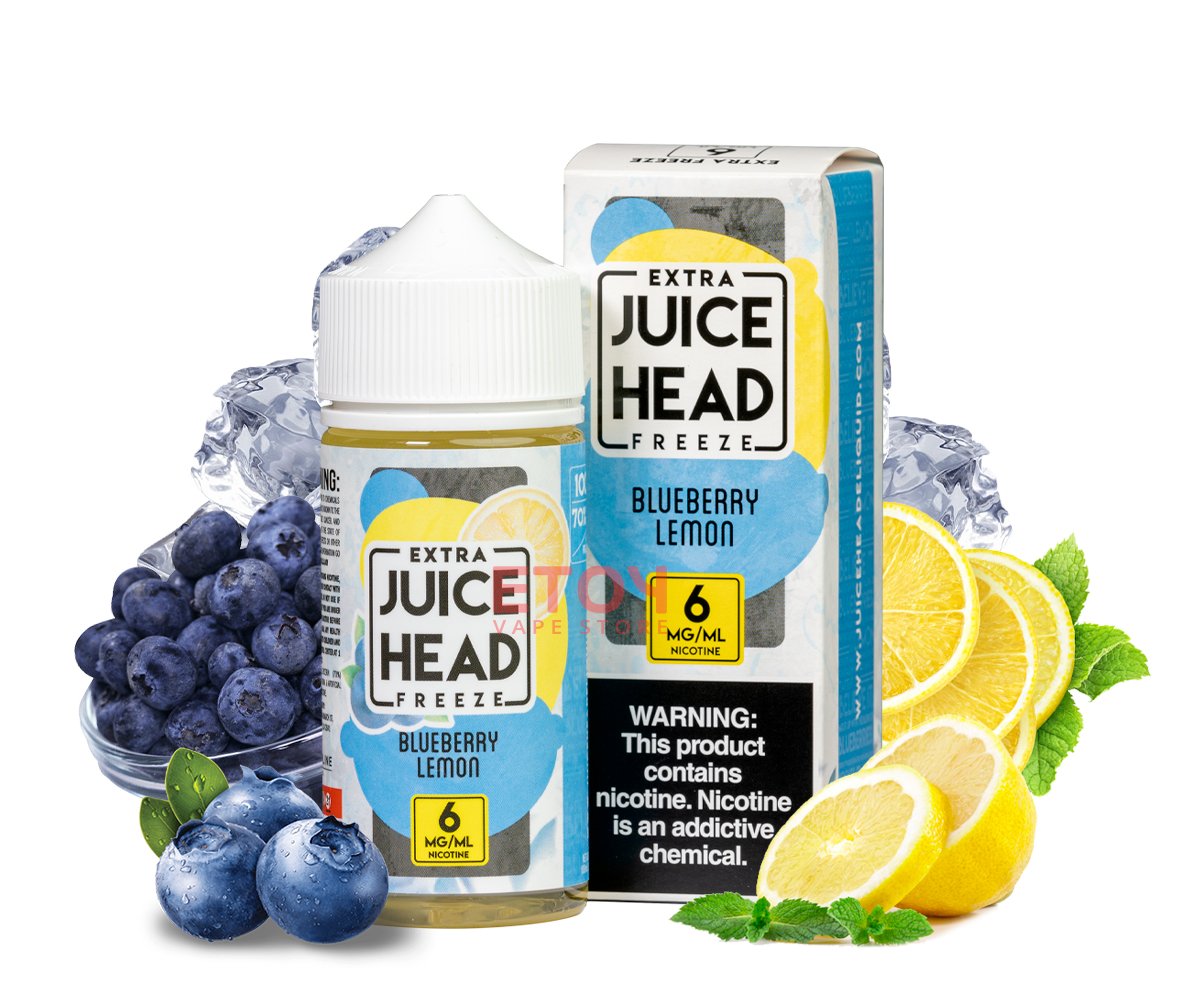 JUICE HEAD EXTRA FREEZE BLUEBERRY LEMON 100ML