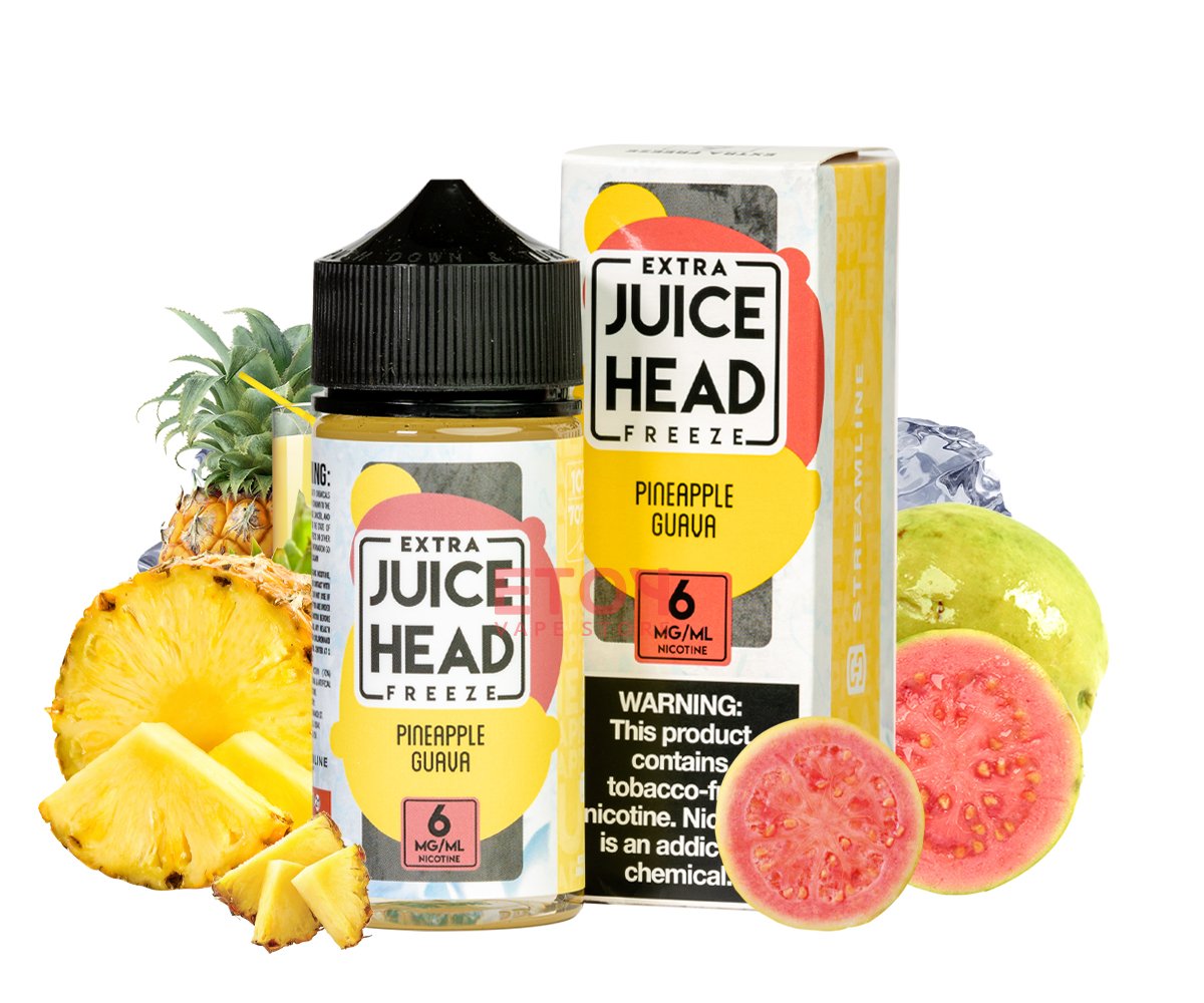 JUICE HEAD EXTRA FREEZE PINEAPPLE GUAVA 100ML