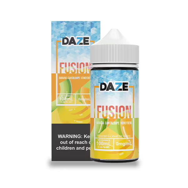 DAZE FUSION BANANA CANTALOUPE HONEYDEW ICED 100ML