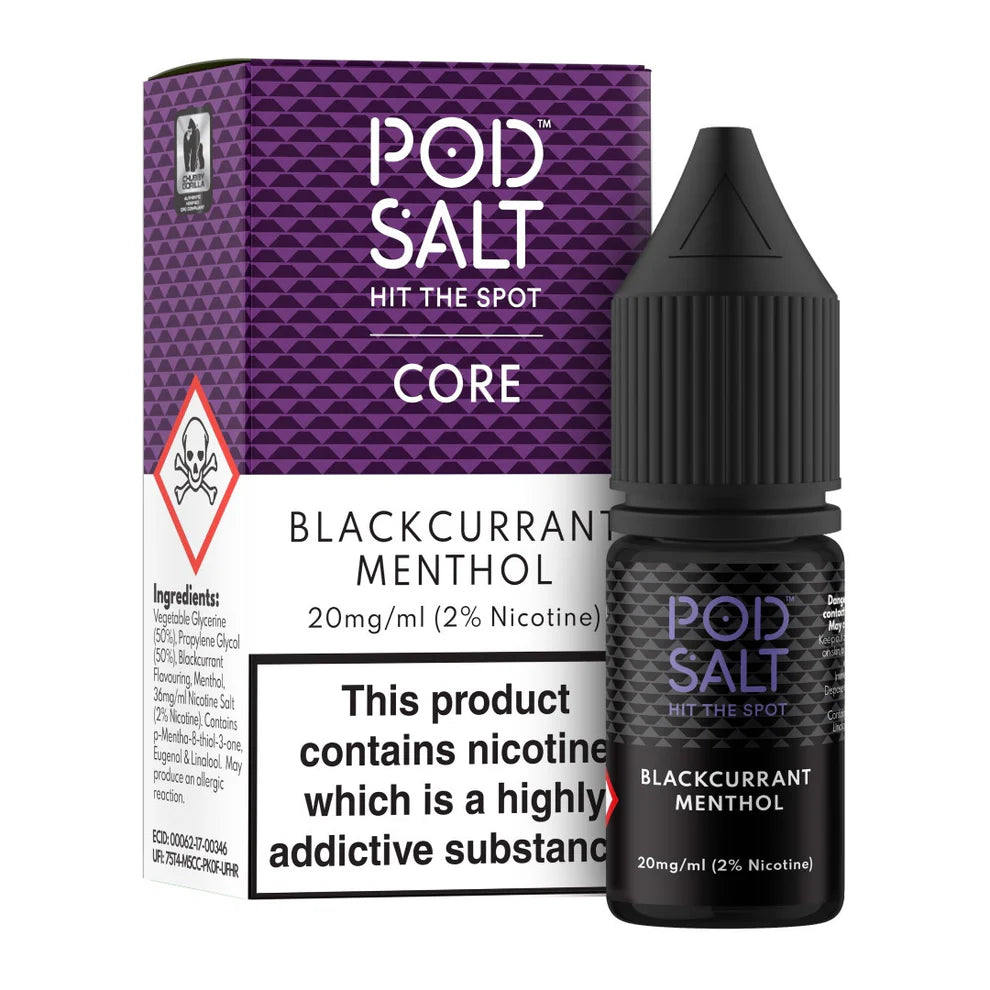 POD SALT BLACK CURRENT MENTHOL 30ML