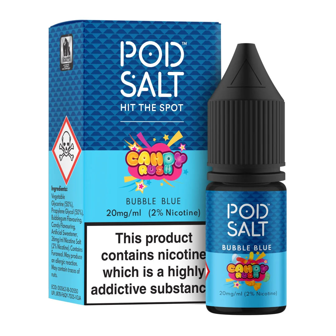 POD SALT BUBBLE BLUE 10ML