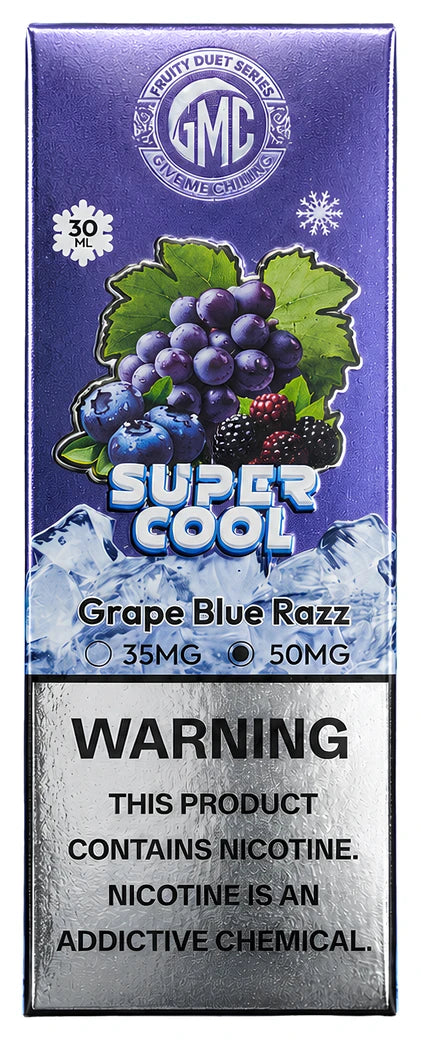 GMC SUPER COOL GRAPE BLUE RAZZ 30ML