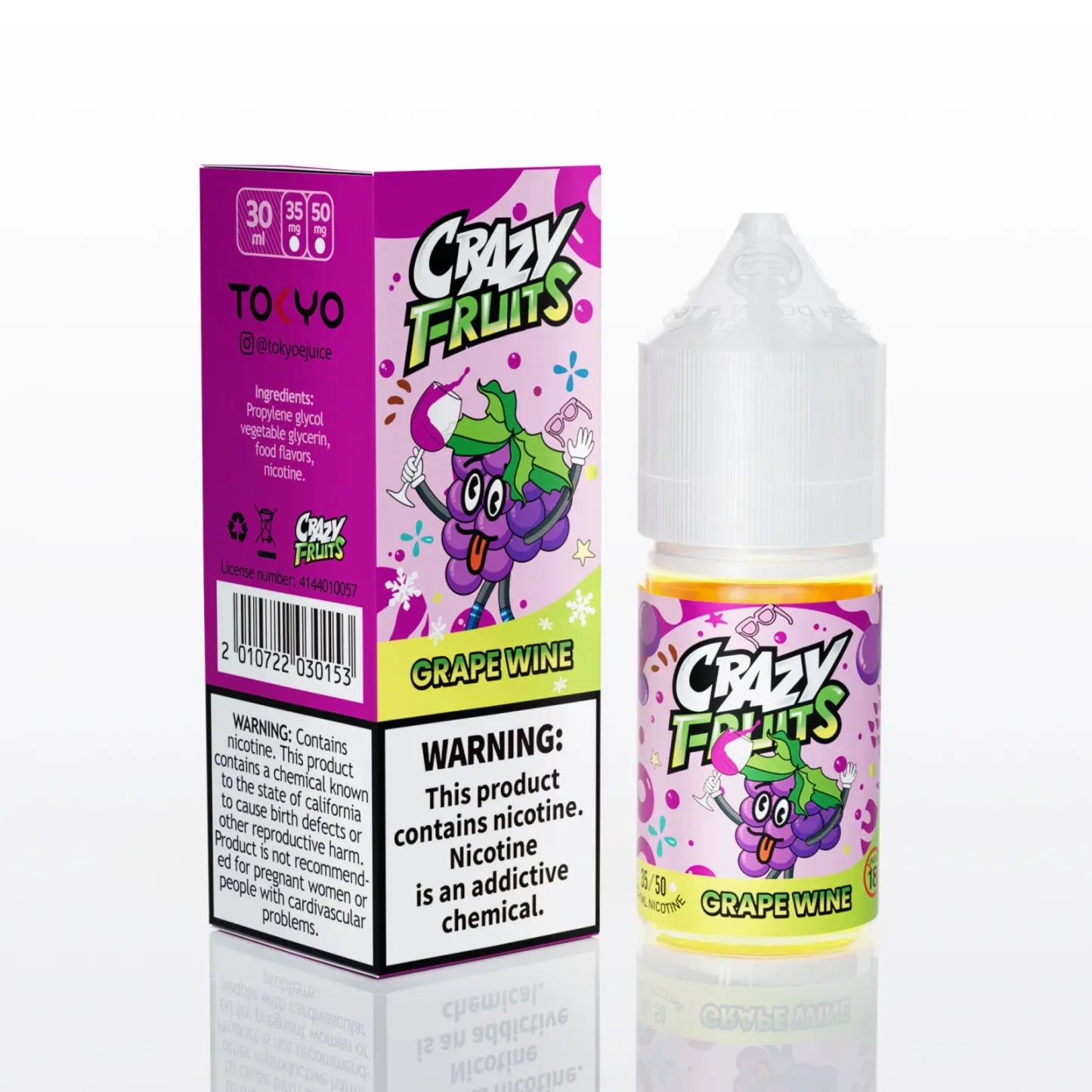 TOKYO CRAZY FRUIT GRAPE WINE 30ML