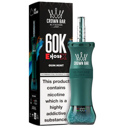 AL FAKHER CROWN BAR E HOSE X 60K PUFFS GUM MINT