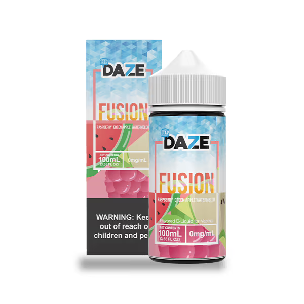 DAZE FUSION RASBERRY GREEN APPLE WATRMLON 100ML