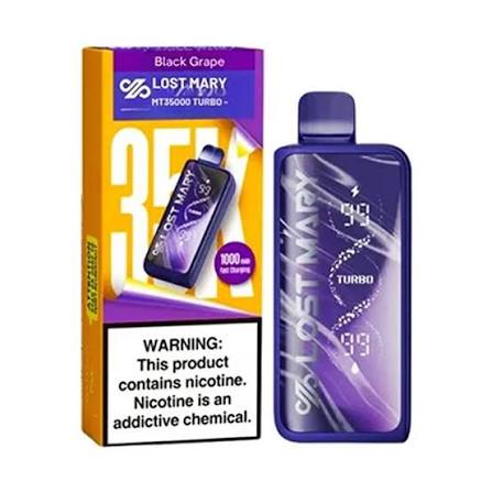 LOST MARY DISPOSABLE MT35000 BLACK GRAPE ICE