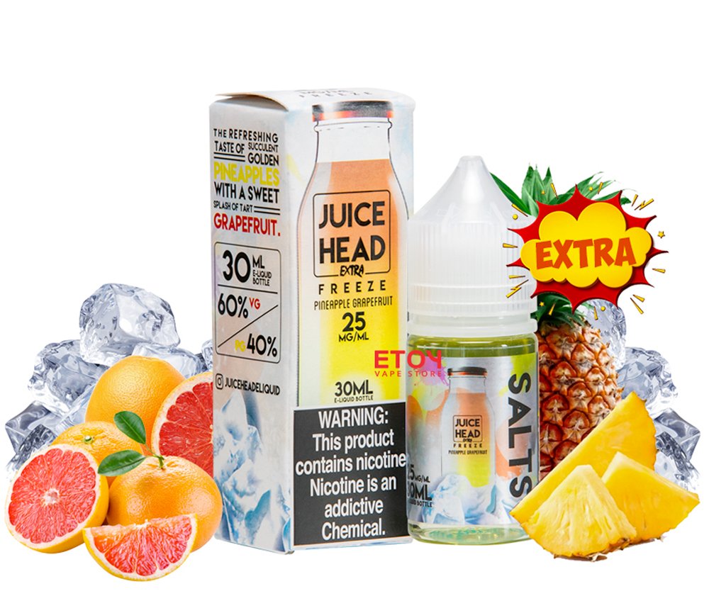 JUICE HEAD EXTRA FREEZE PINEAPPLE GRAPEFRUIT 30ML