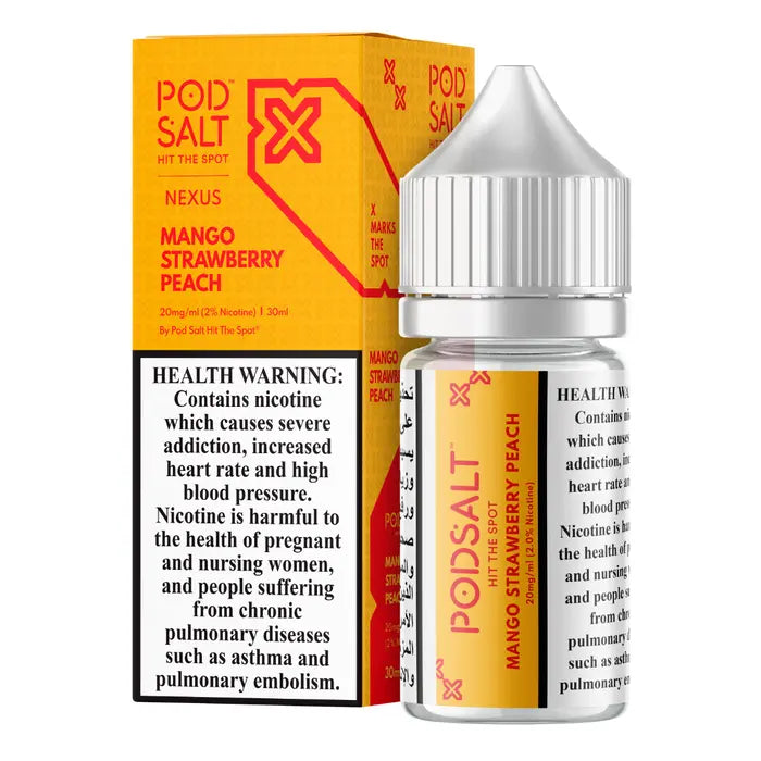 POD SALT NEXUS MANGO STRAWBERRY PEACH 30ML