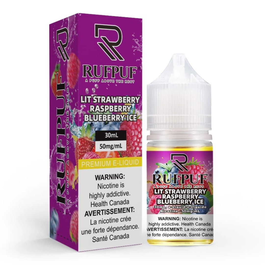 RUFPUF LIT STRAWBERRY RASPBERRY BLUEBERRY ICE  30ML