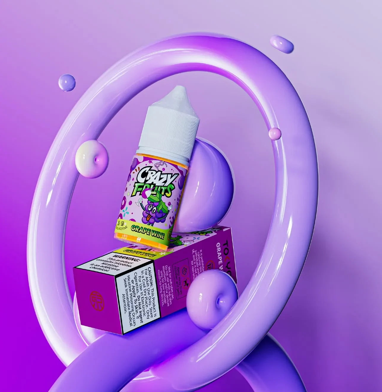 TOKYO CRAZY FRUIT GRAPE WINE 30ML
