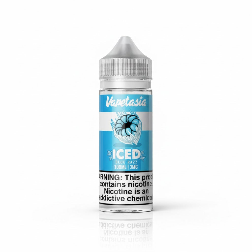 VAPETASIA BLUE RAZZ ICE 100ML