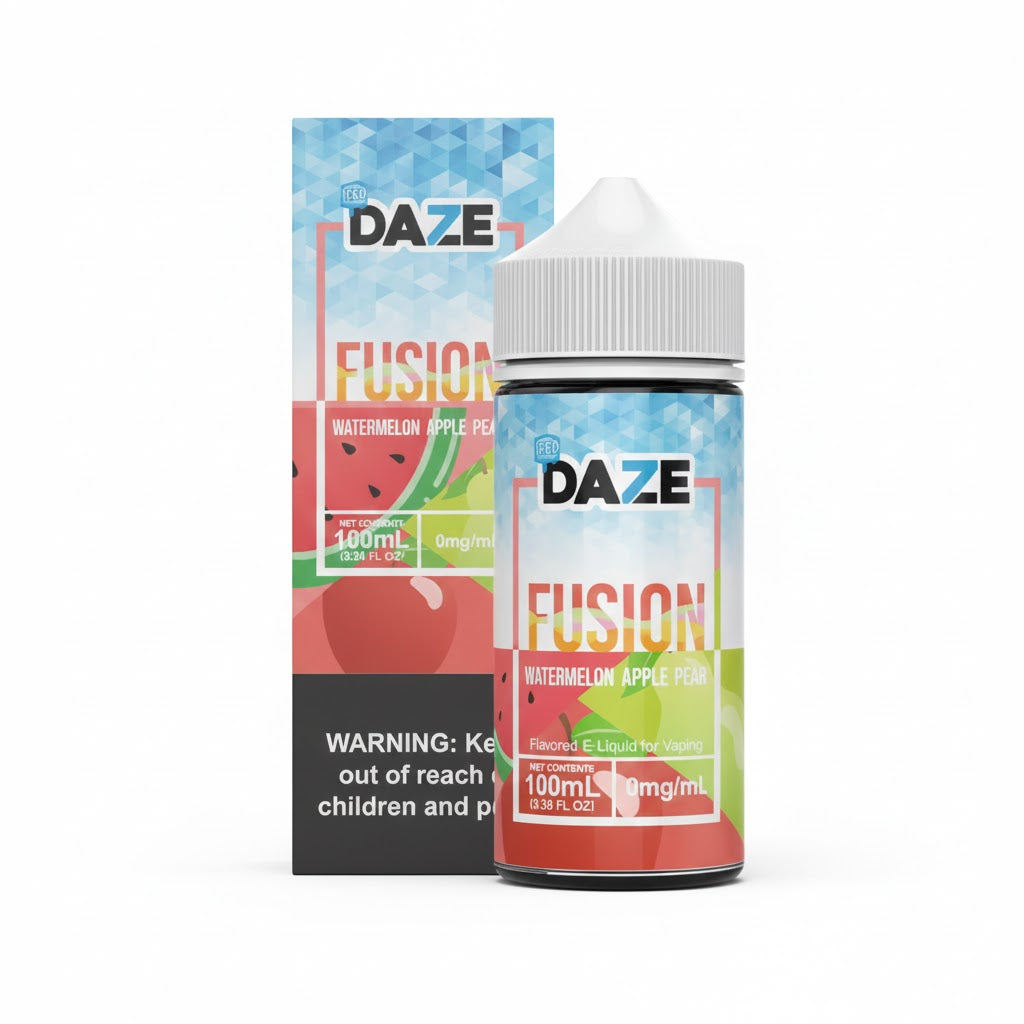 DAZE FUSION WATERMELON APPLE PEAR ICED 100ML