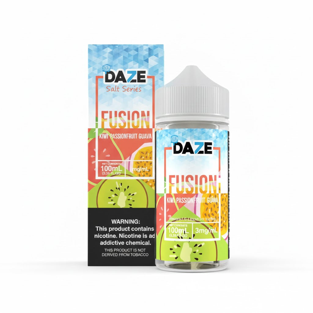 DAZE FUSION KIWI PASSIONFRUIT GUAVA ICED 100ml