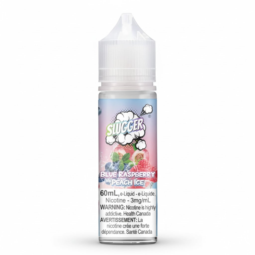 SLUGGER BLUE RASBERRY PEACH ICE 60ML