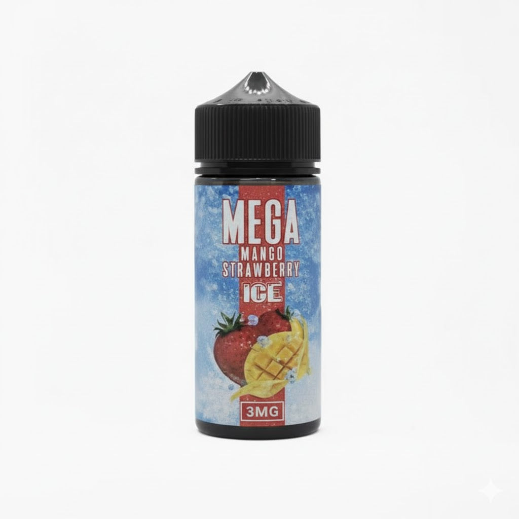 MEGA ICED MANGO STRAWBERRY 120ML