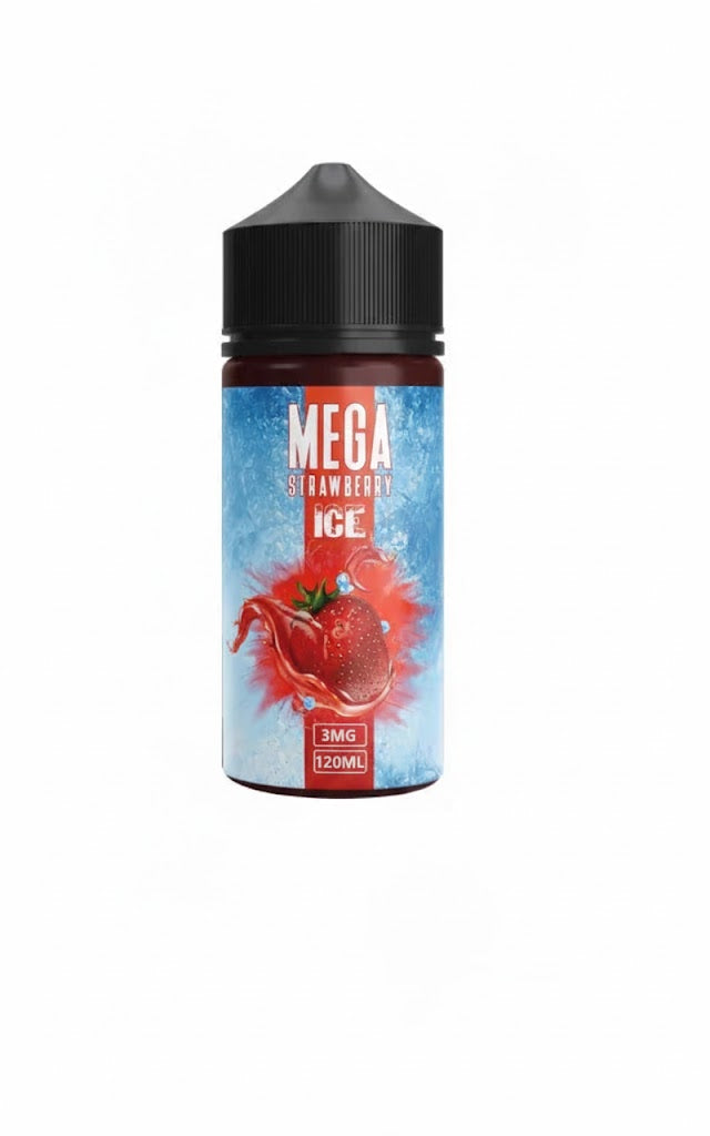 MEGA STRAWBERRY ICED 120ML