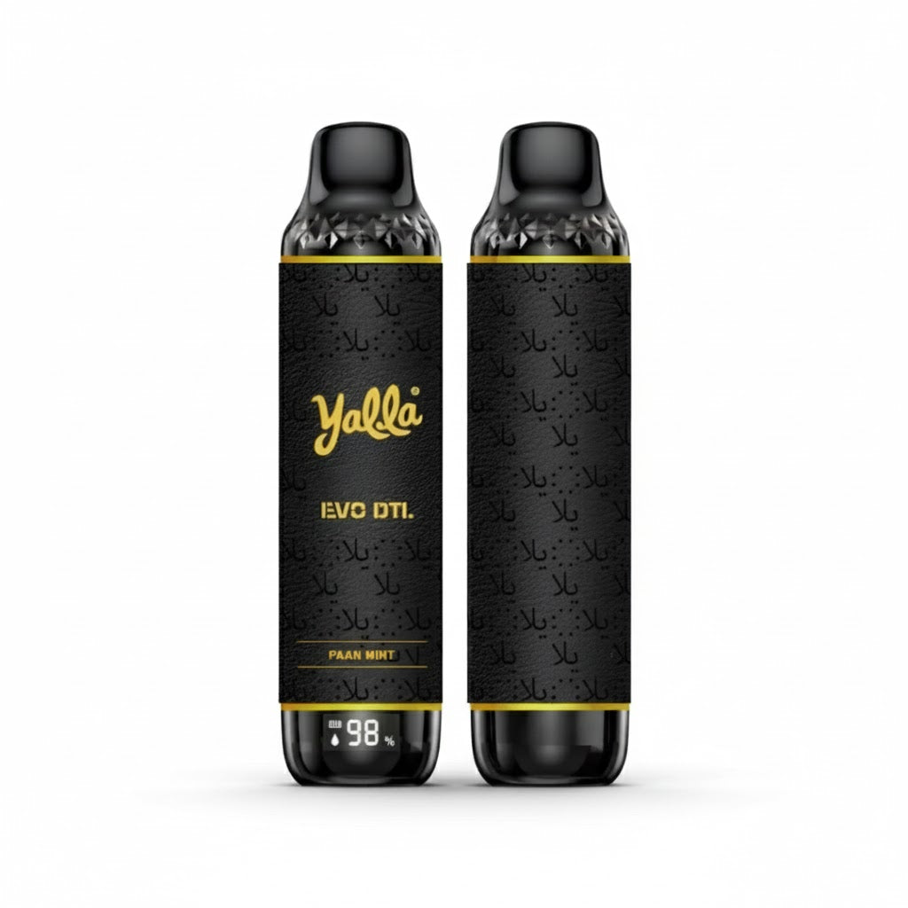 Yalla Evo DTL Disposable Vape – 12,000 Puffs (3mg) - PAAN MINT